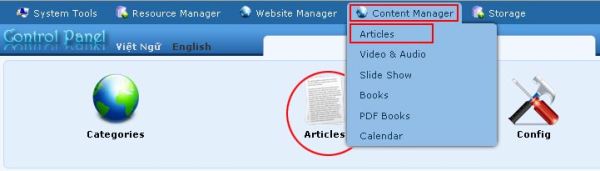 Supporting managing responsive web design vnvn cms 2.5 add an article