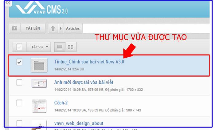 Hổ trợ quản trị thiết kế website vnvn cms 3.0 đưa ảnh lên tài nguyên