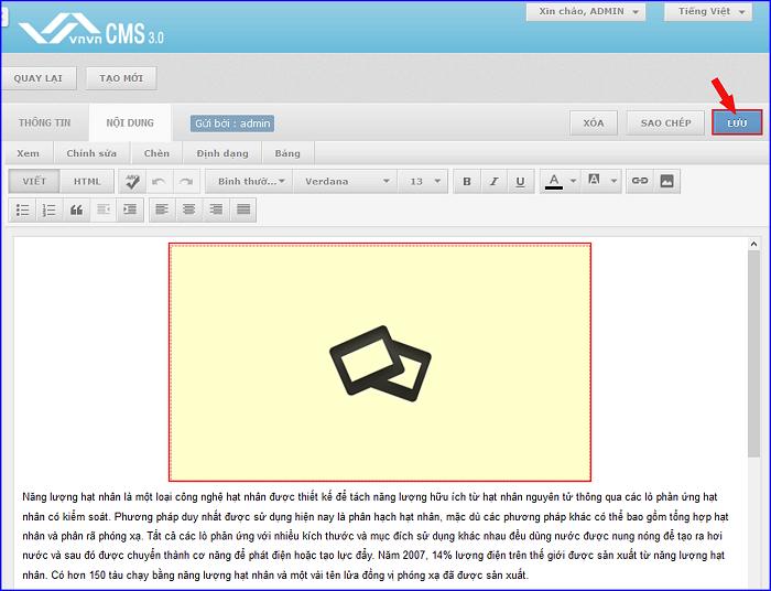 Hỗ trợ quản trị thiết kế website vnvn cms 3.0 tiện ích gallery ảnh, thực hiện slideshow